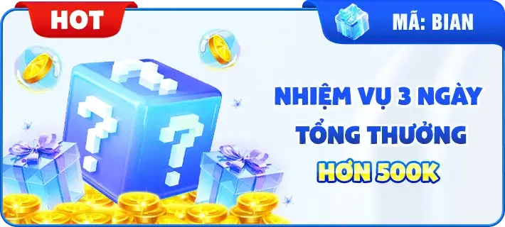 30llwin Hoàn thành nhiệm vụ 3 ngày nhận tổng thưởng 500k